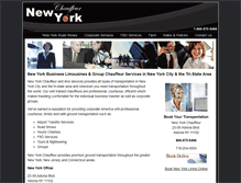 Tablet Screenshot of newyorkchauffeur.com